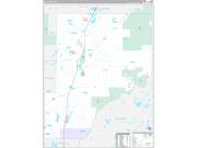Pine County, MN Wall Map Premium Style 2022