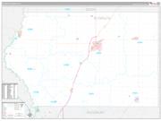 Plymouth County, IA Wall Map Premium Style 2022