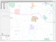 Pontotoc County, MS Wall Map Premium Style 2022
