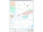 Portage County, OH Wall Map Premium Style 2022