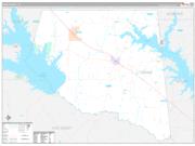 Rains County, TX Wall Map Premium Style 2022