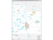 Rice County, MN Wall Map Premium Style 2022