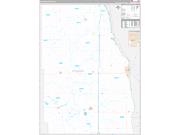 Richland County, ND Wall Map Premium Style 2022