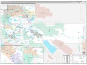 Riverside County, CA Wall Map Premium Style 2022