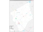 Robertson County, TX Wall Map Premium Style 2022