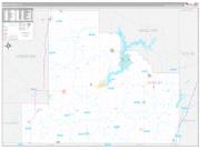 Shelby County, IL Wall Map Premium Style 2022