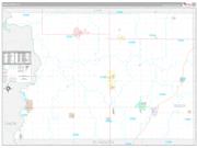 Sioux County, IA Wall Map Premium Style 2022