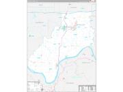 Spencer County, IN Wall Map Premium Style 2022