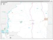 Stewart County, GA Wall Map Premium Style 2022