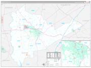 Sumter County, SC Wall Map Premium Style 2022