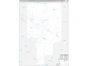 Tallapoosa County, AL Wall Map Premium Style 2022
