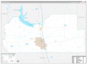 Tate County, MS Wall Map Premium Style 2022