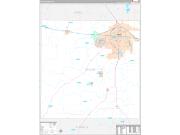 Taylor County, TX Wall Map Premium Style 2022
