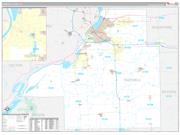 Tazewell County, IL Wall Map Premium Style 2022