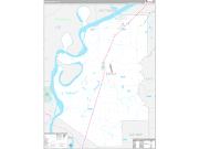 Tunica County, MS Wall Map Premium Style 2022