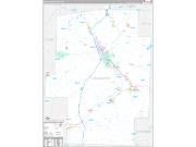 Tuscarawas County, OH Wall Map Premium Style 2022