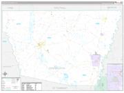 WashingtonParish (County), LA Wall Map Premium Style 2023