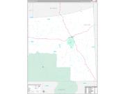 Wayne County, MS Wall Map Premium Style 2022
