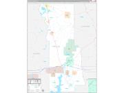 WebsterParish (County), LA Wall Map Premium Style 2023
