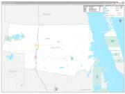 Willacy County, TX Wall Map Premium Style 2022