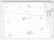 Williams County, OH Wall Map Premium Style 2022