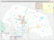 Williamson County, TX Wall Map Premium Style 2022