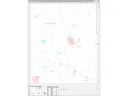 Winneshiek County, IA Wall Map Premium Style 2022