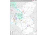 Raleigh Metro Area, NC Wall Maps - MapSales