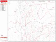 Chicopee Massachusetts Wall Maps - MapSales.com