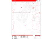 Goodyear Wall Map Zip Code Red Line Style 2022