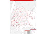 Bronx County NY Wall Maps MapSales Com