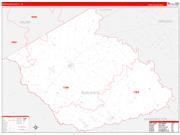 Burleson County, TX Wall Maps