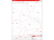 Midland County, MI Wall Maps - MapSales