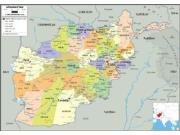 Afghanistan Political Map