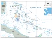 Bahamas Political Wall Map
