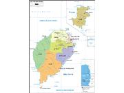 Sao-tome Political Wall Map