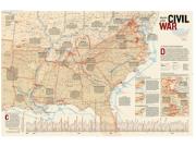 Battles of the Civil War Wall Map