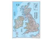 British Isles Political Wall Map