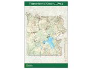 Yellowstone National Park Wall Map