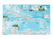 West Indies Wall Map
