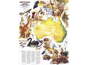 Australia 1979 Wall Map Part B