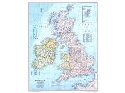 British Isles 1979 Wall Map