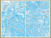 Islands of the Pacific Wall Map