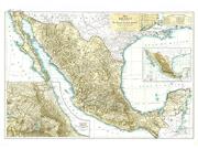Mexico 1916 Wall Map