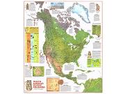 North America before Columbus Wall Map