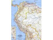 Northwestern South America 1964 Wall Map
