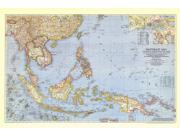 Southeast Asia 1944 Wall Map