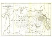 Venezuela 1896 Wall Map