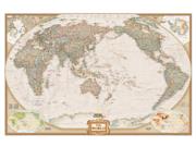 World Executive Pacific Centered Wall Map from National Geographic