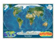 World World Satellite Explorer Wall Map